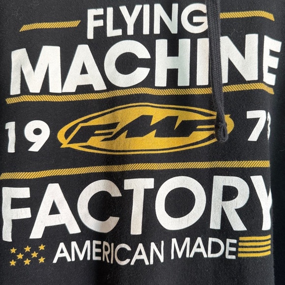 Flying Machine Factory FMF Flag American Made Hraphic Recoil Hoodie XXL Black - Picture 2 of 9